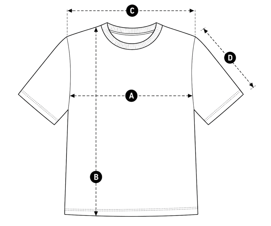 t shirt mått