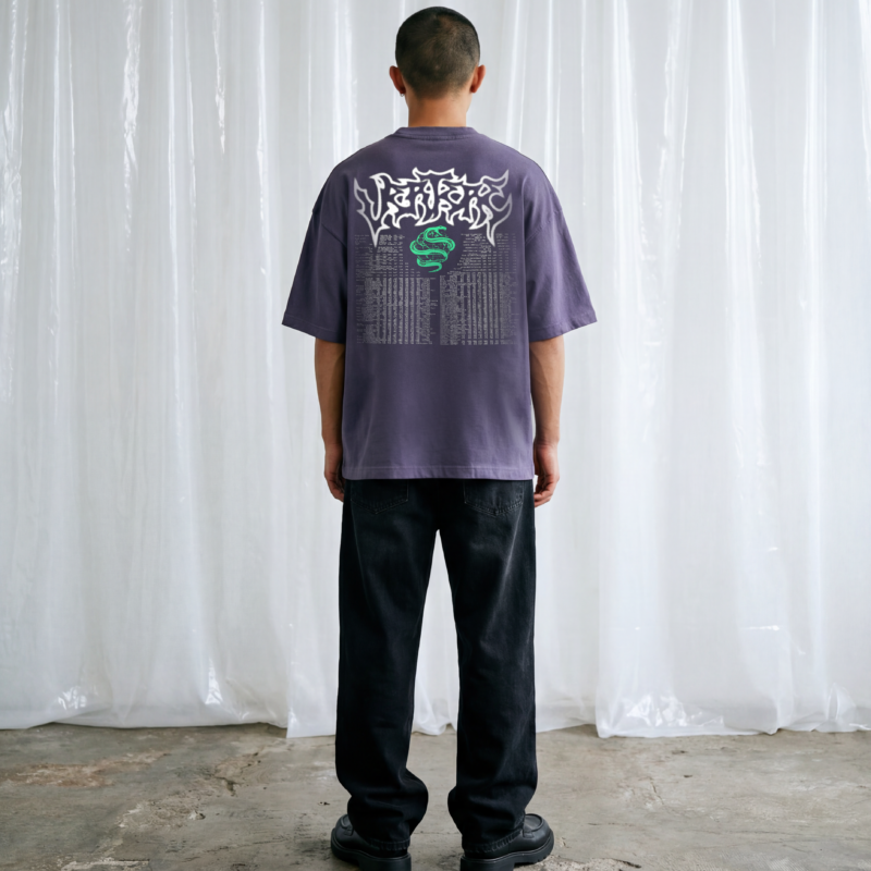 quantra t shirt purple back